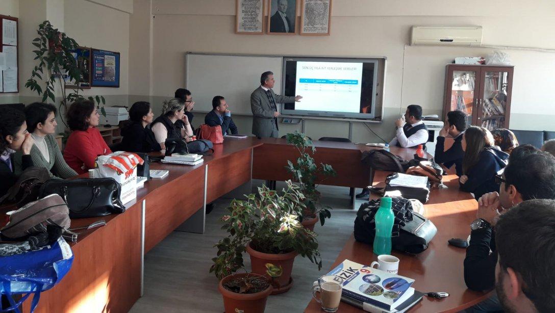 Şehit Hakan Sağınç Anadolu Lisesi Yönetici ve Öğretmenleriyle Değerlendirme Toplantısı Yapıldı