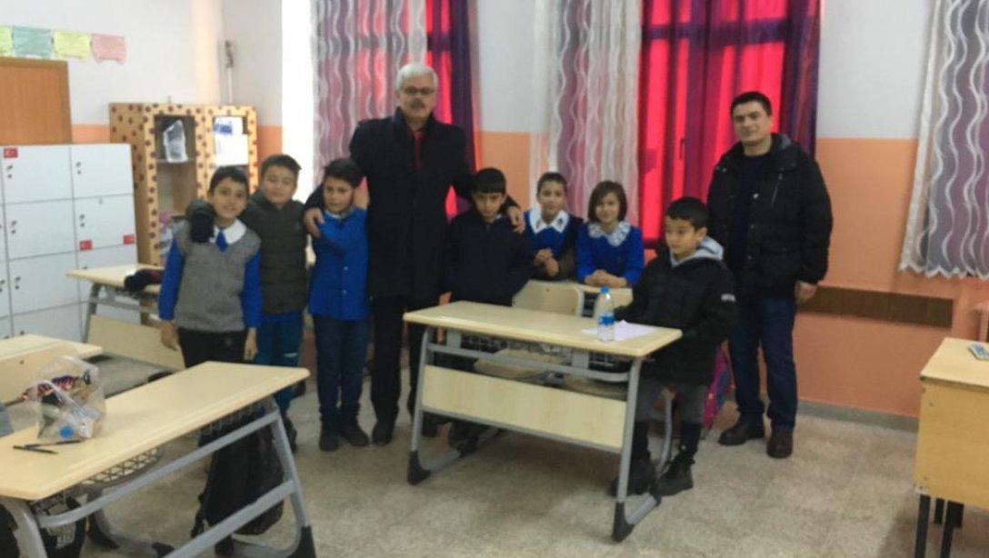 İlçe Milli Eğitim Şube  Müdürümüz Bilal ERGEN Mustafa Kemal İlkokulunu Ziyaret Etti