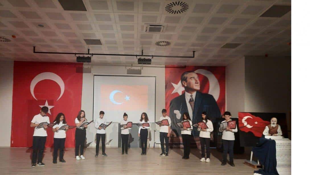 12 Mart İstiklal Marşının Kabulü ve Mehmet Akif Ersoy'u Anma Programı Yapıldı 