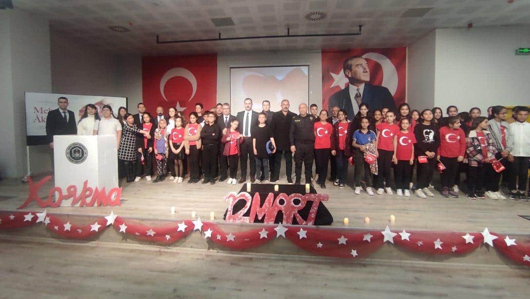 12 Mart İstiklal Marşının Kabulü ve Mehmet Akif Ersoy'u Anma Günü Programı Yapıldı