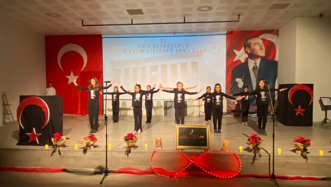 CUMHURİYETİMİZİN KURUCUSU GAZİ MUSTAFA KEMAL ATATÜRK'Ü 86. ÖLÜM YIL DÖNÜMÜ ANMA PROGRAMI